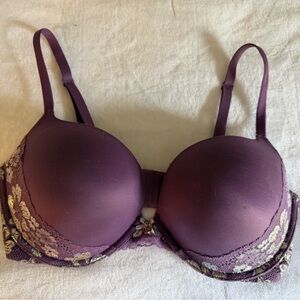 Victoria's Secret Plum Lace Bra